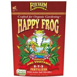 快乐的青蛙番茄和蔬菜肥料,5-7-3公式,4磅。